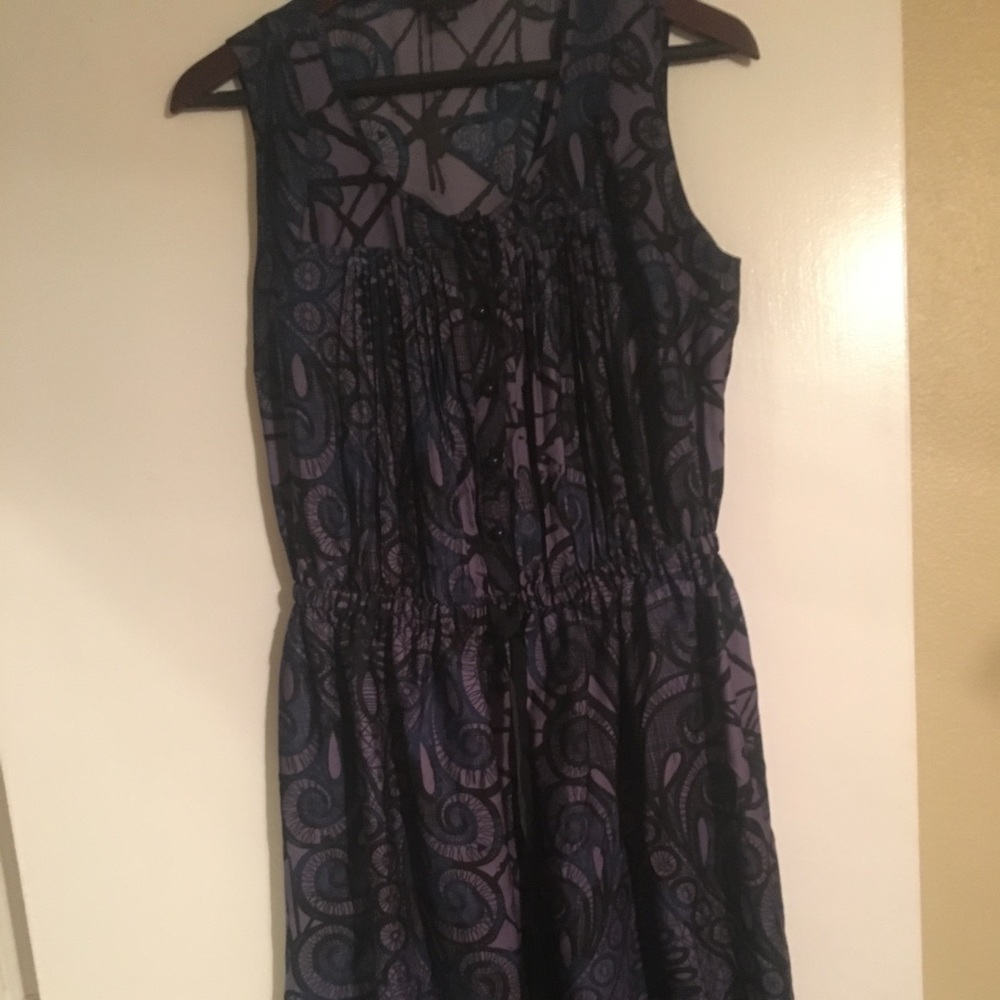 Silk flowy dress